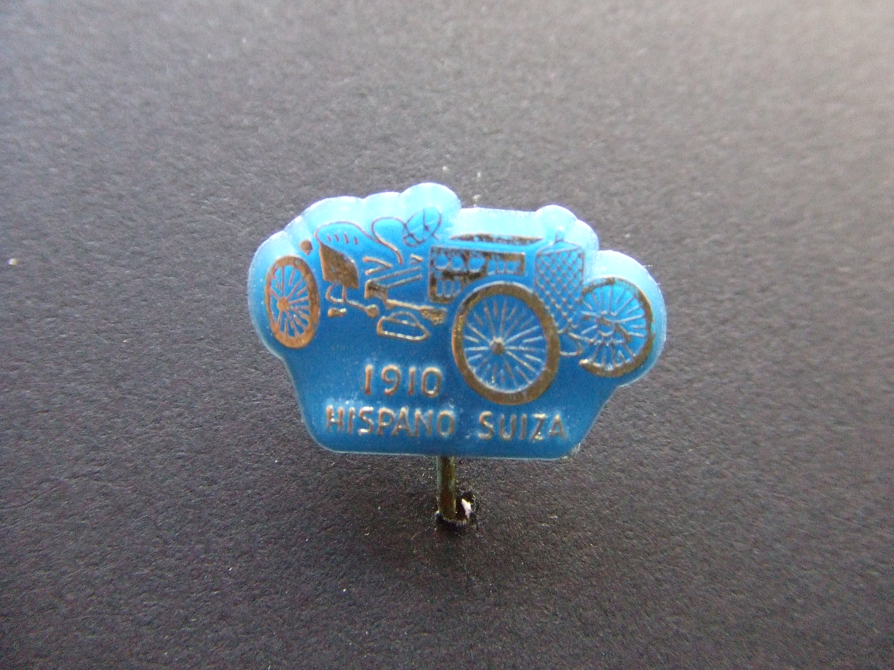 Hispano Suiza 1910 oldtimer blauw